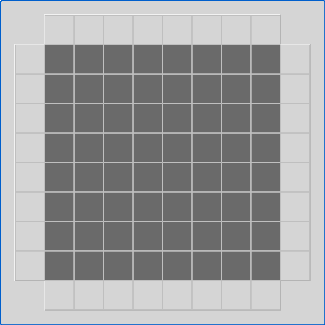 Hidden balls laser deduction puzzle (Black Box) running in the browser
