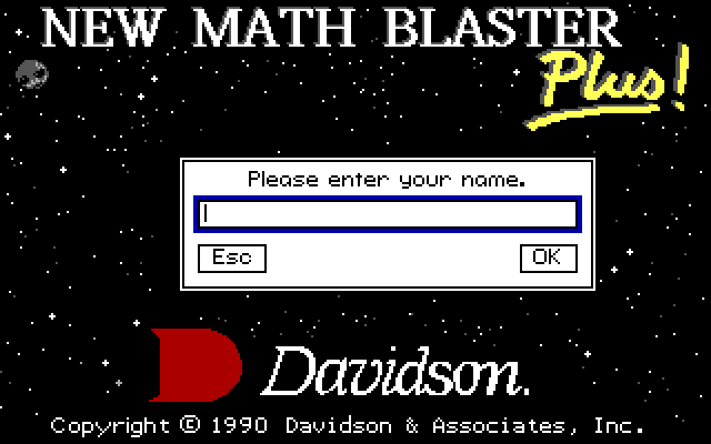 New Math Blaster Plus running in the browser