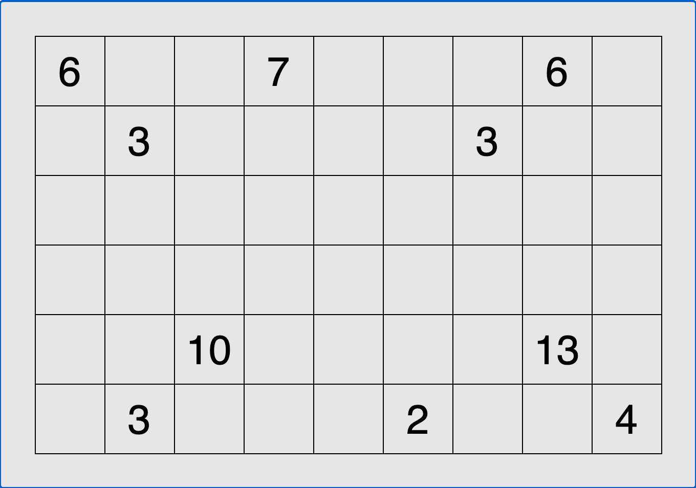 Range puzzle (black cells) (Range) running in the browser