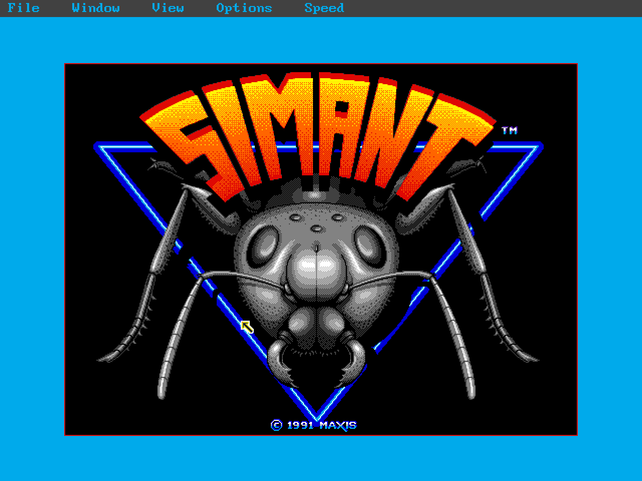 SimAnt running in the browser