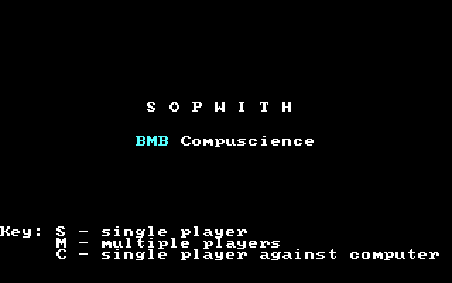 Sopwith running in the browser