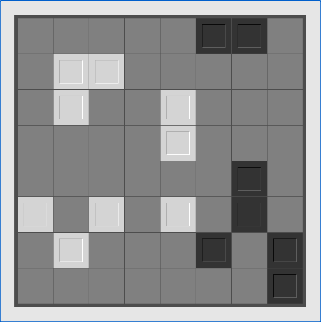 Binary puzzle (Unruly) running in the browser