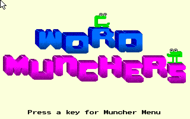 Word Munchers running in the browser